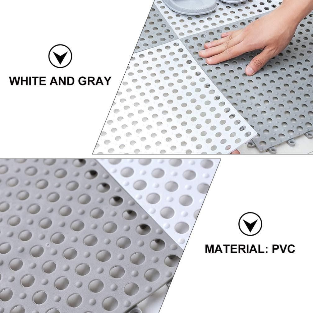 Bathroom Anti-Slip Tile Mat – Pack of 2