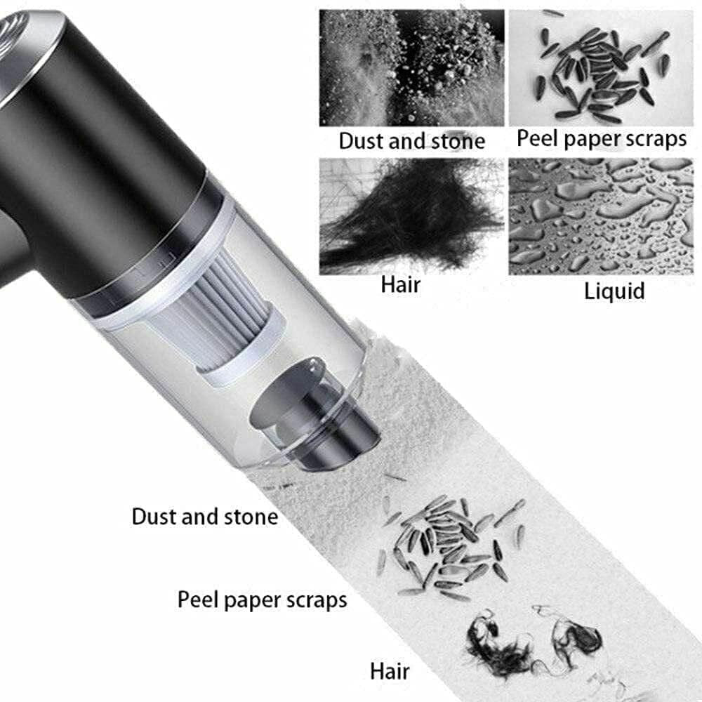 Portable Air Duster & Wireless Vacuum Cleaner – 2-in-1 Cordless Cleaning Device