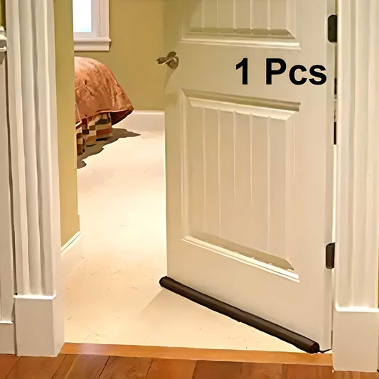 Door Protector – Door Draft Fabric Cover Guard | Sound-Proof | Noise Reducer | Waterproof – Brown