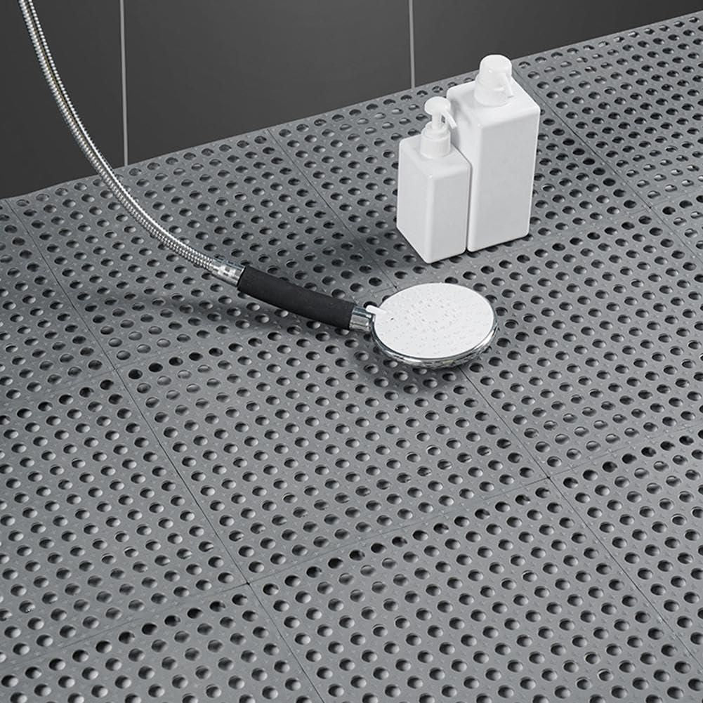 Bathroom Anti-Slip Tile Mat – Pack of 2