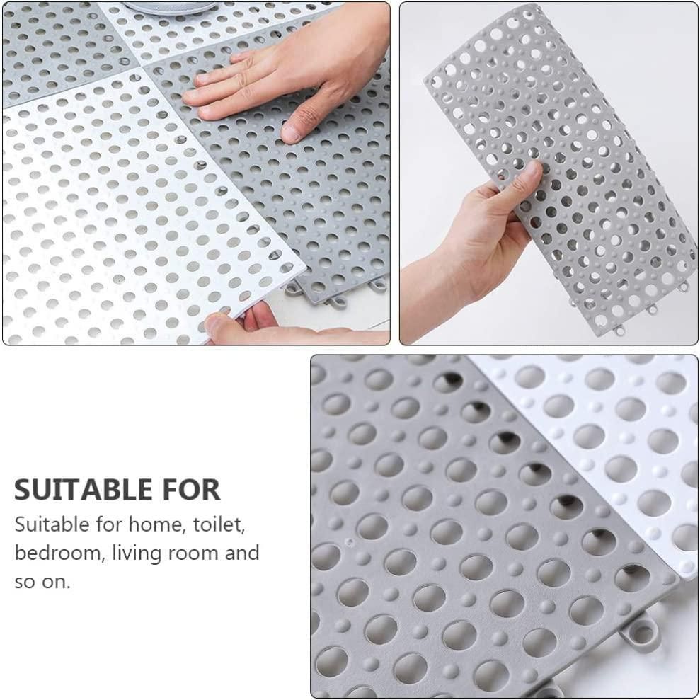 Bathroom Anti-Slip Tile Mat – Pack of 2