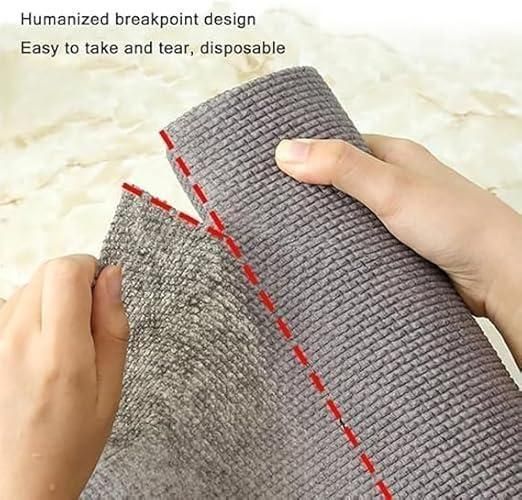 Microfiber Cleaning Cloth Roll (25 Sheets) – Reusable & Super Absorbent