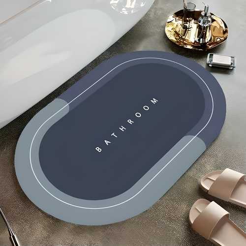 Quick Drying Bathroom & Door Mat – Super Absorbent & Anti-Slip