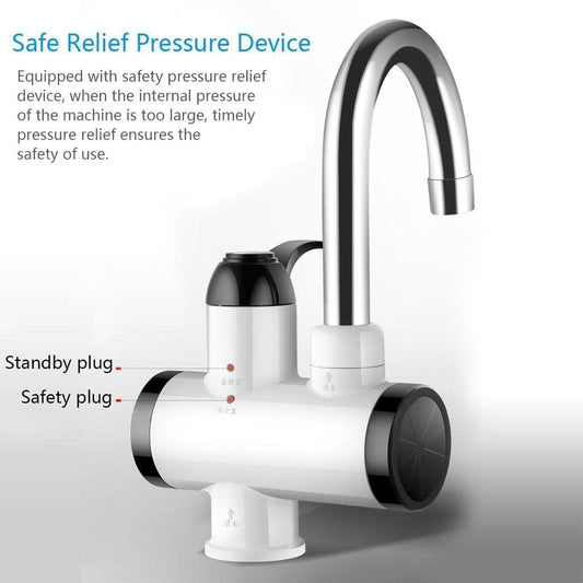 Instant Electric Water Heater Tap with Digital Display