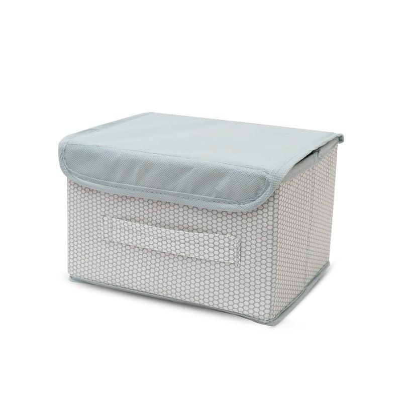 Foldable Non-Woven Big and Small Storage Basket Bins – Pack of 2